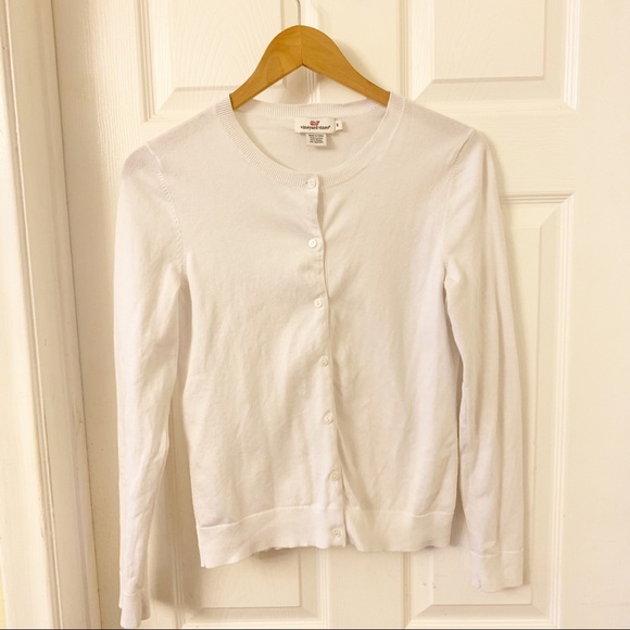 Vineyard Vines Sweaters - Vineyard Vines | White Long Sleeve Cardigan | S